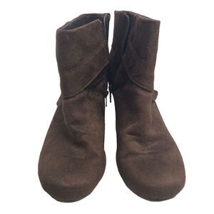 KIM ROGERS Brown Austin Booties Size 8.5 M